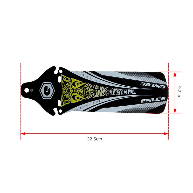 1pc Reflective Mudguard MTB Bicycle Fender Suitable for Front Fork Rear Wheel Fender Reflective Mud Guard Cycling Parts