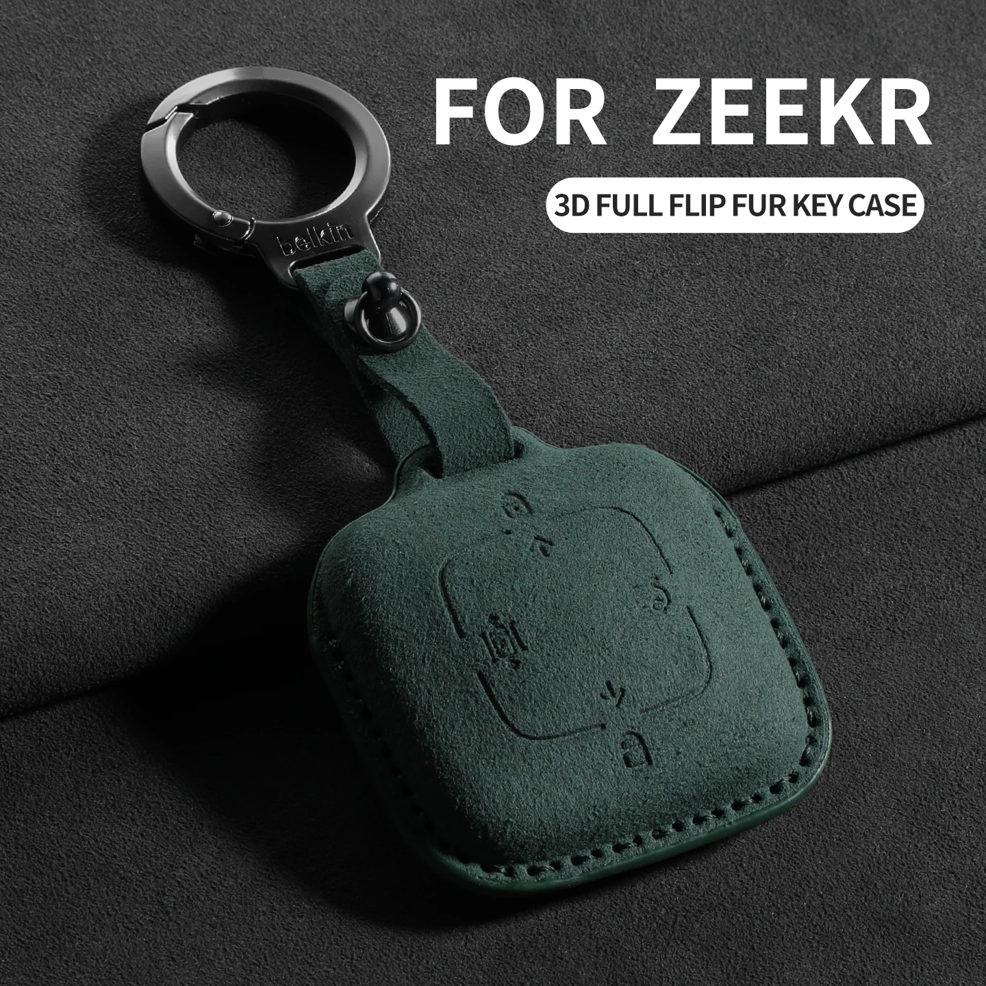 الجلد المدبوغ سيارة الوجه مفتاح غطاء فوب ل ZEEKR X 001 007 009 7X مزيج سيارة الذكية عن بعد المفاتيح حامي قذيفة اكسسوارات الديكور