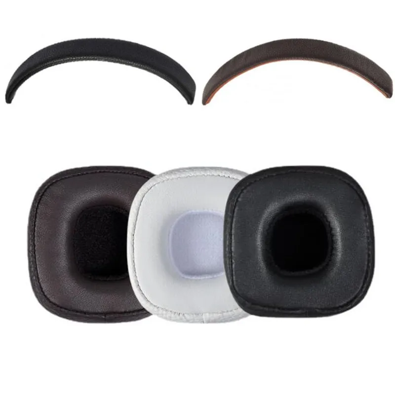 For Major 3 Ear Pads, Replacement PU Leather Headphone Earpads Ear Cushions Headband for Marshall Major 3 / Major III Headphones