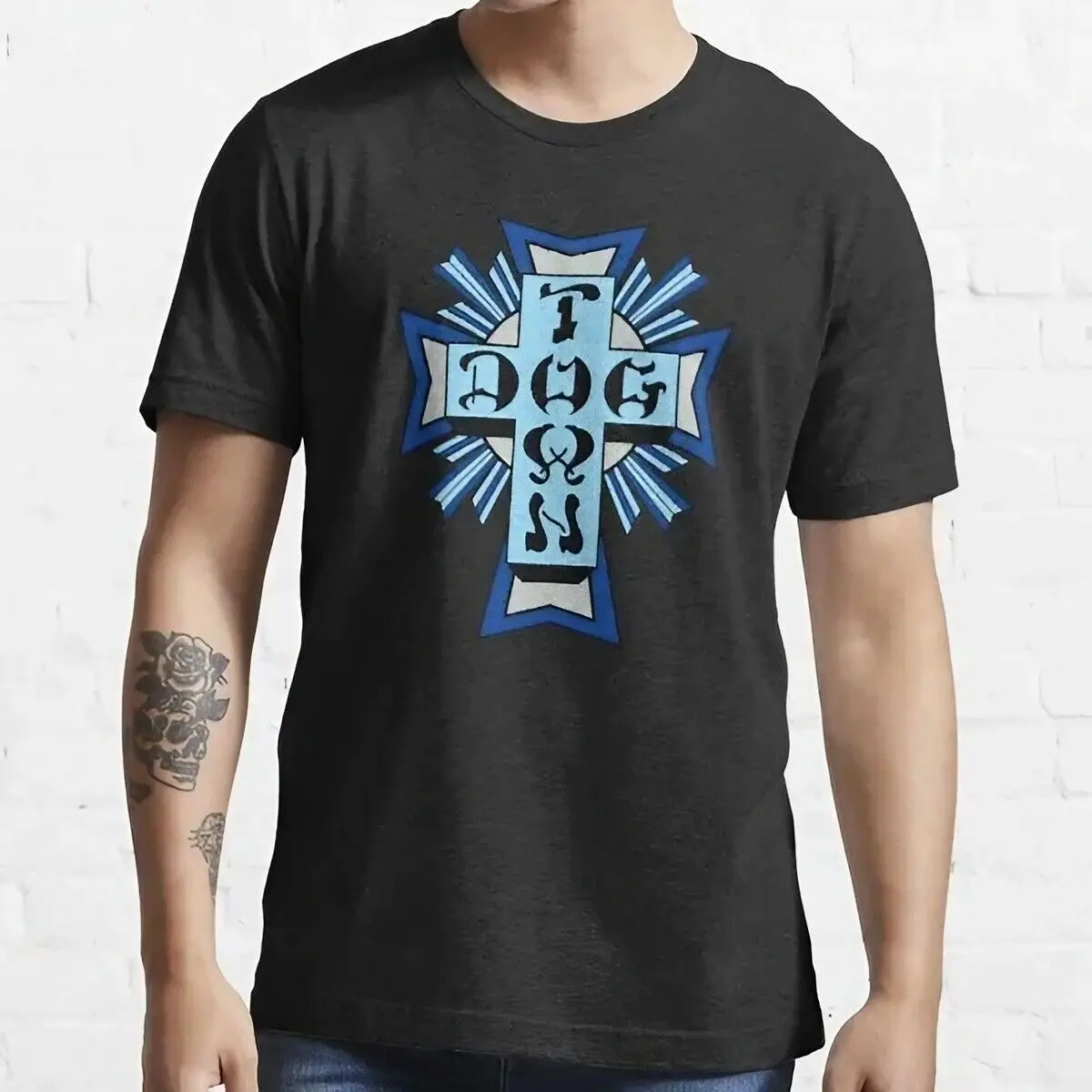 NWT Dog Town skateboard เสื้อพิมพ์ลายโลโก้สุดเท่เสื้อยืด unisex สำหรับผู้ใหญ่เสื้อยืดคอกลมพอดีตัวเสื้อคอตตอนสำหรับผู้ชาย