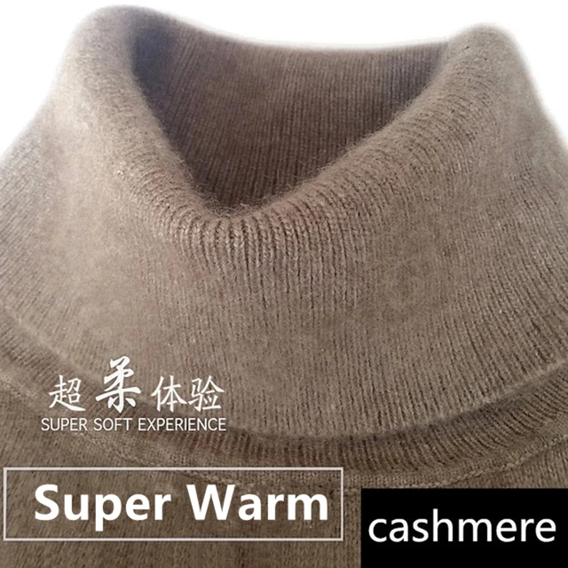 Kaszmirowy sweter męski z golfem na jesień 2024 jesień zima jersey hombre pull homme hiver pullover men swetry z wysokim dekoltem