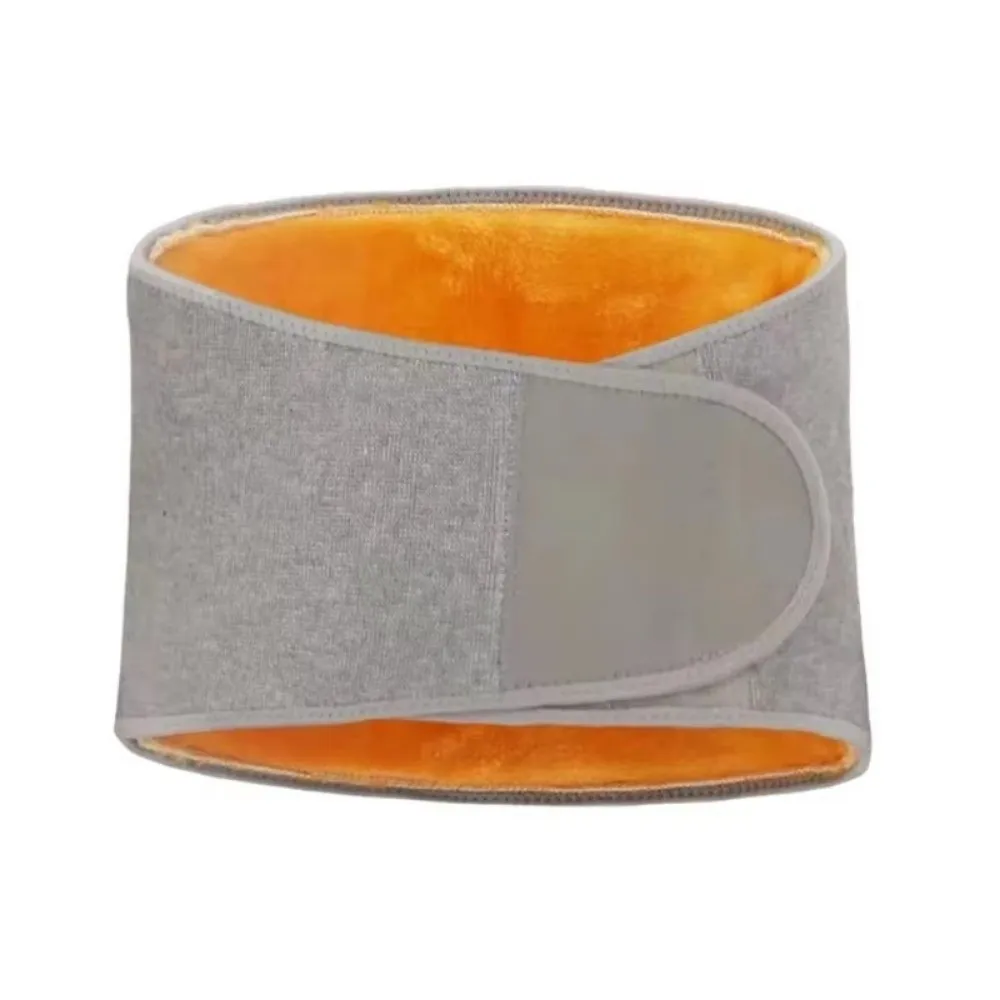 حزام خصر ناعم جديد حزام خصر مخملي ذهبي دافئ مقاوم للبرودة من فحم الخيزران حزام خلفي للخصر الرياضي #4