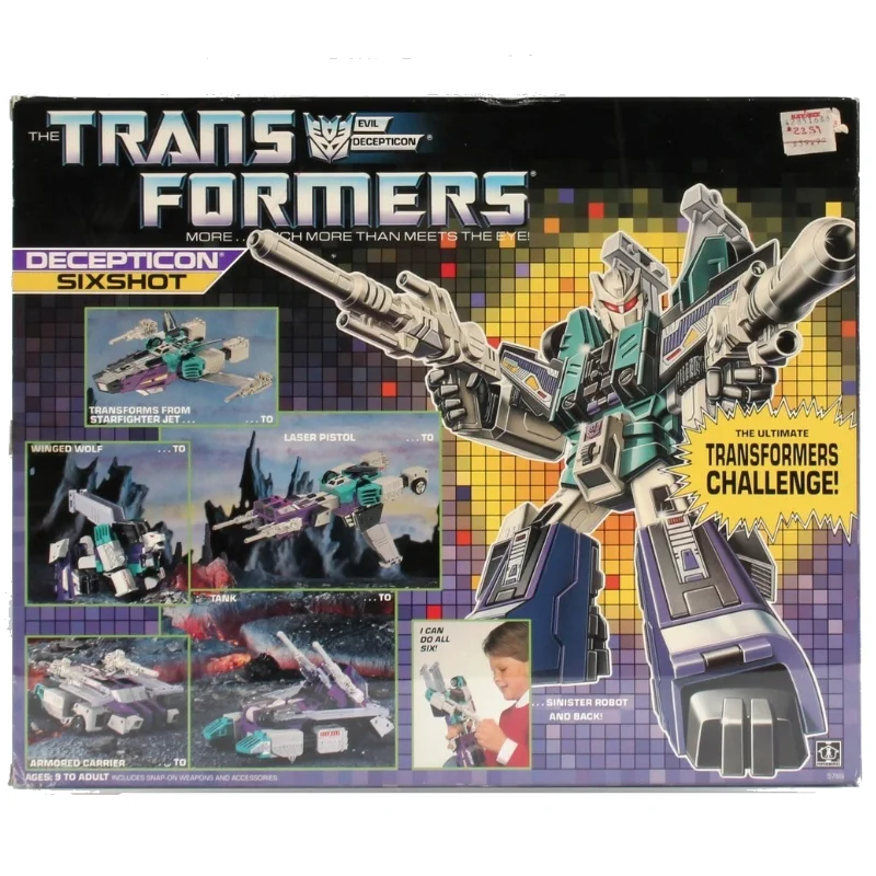 

New In Stock Transformer G1 Series G1-Sixshot Collect figures Popular gifts anime characters birthday gift movie role trendy fun