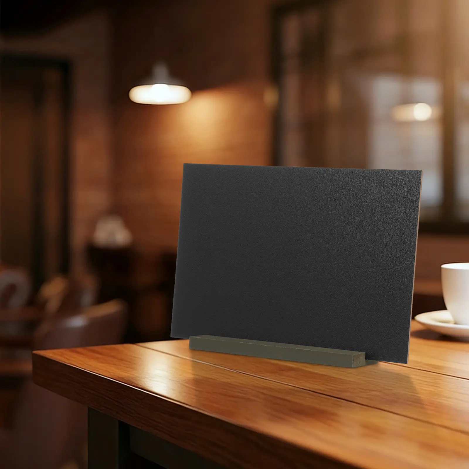 Mini Wooden Double Sided Chalkboard Tabletop Sign Removable Message Board for Wedding Bar Restaurant Display Messgae Board