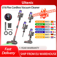 Ultenic U16 Flex Cordless Vacuum Cleaner, 6-Layer Filtration, 45000Pa Suction,60min Runtime,180° Flexible Wand,Anti-Tangle Brush