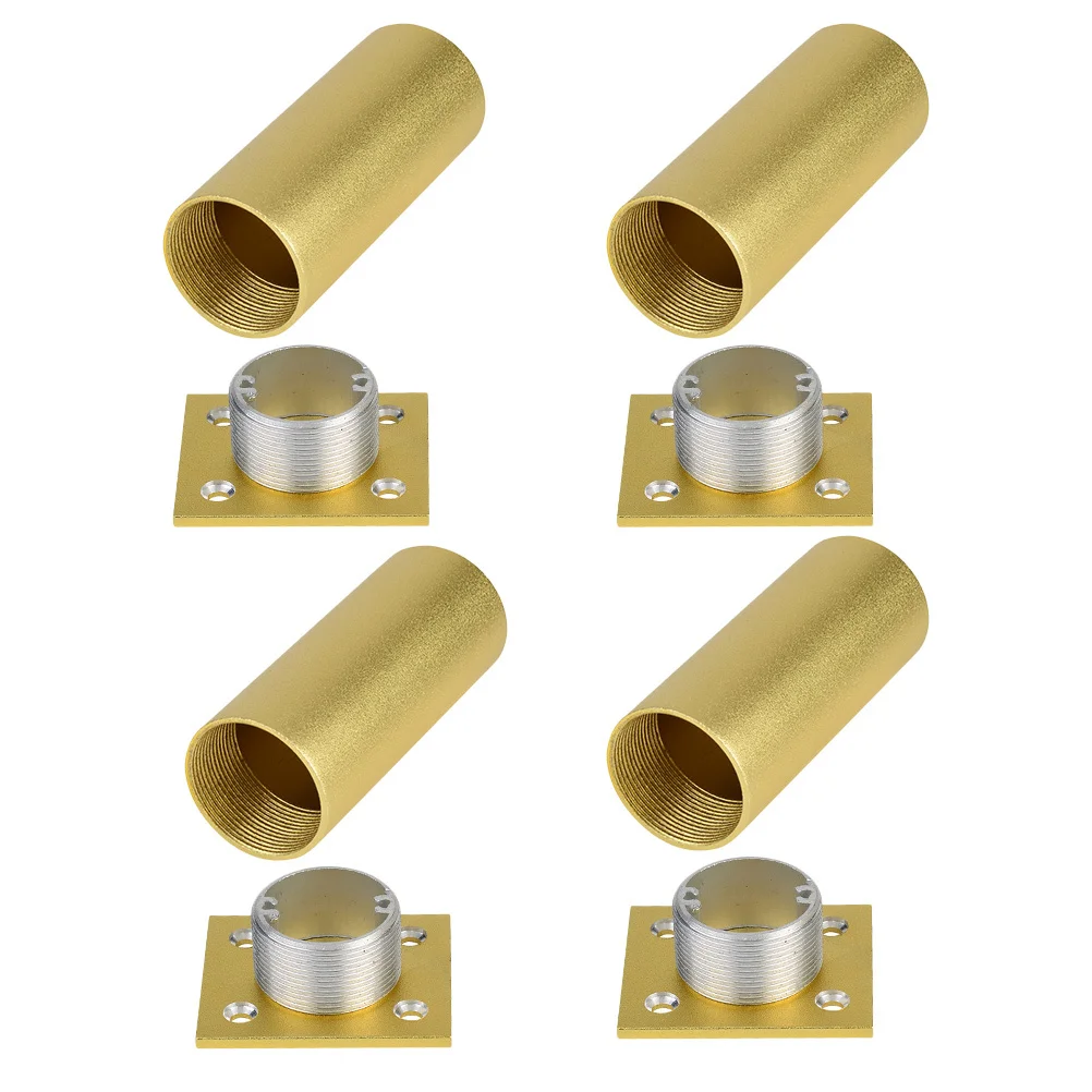 4Pcs Aluminum Alloy Sofa Feet Thickened Furniture Support Legs for Cabinet Wardrobe Coffee Table Sturdy Tea Table Leg