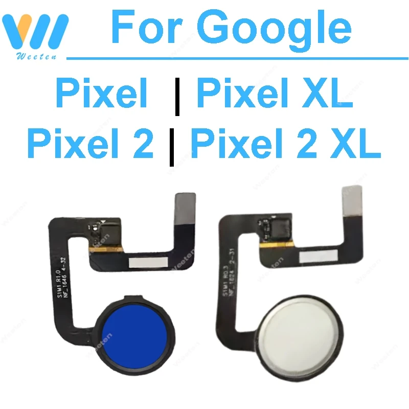 Weeten fingerprint scan Flex Cable use For Google Pixel XL Pixel 2 Pixel 2 XL Fingerprint Touch Sensor Flex Cable Repair Parts