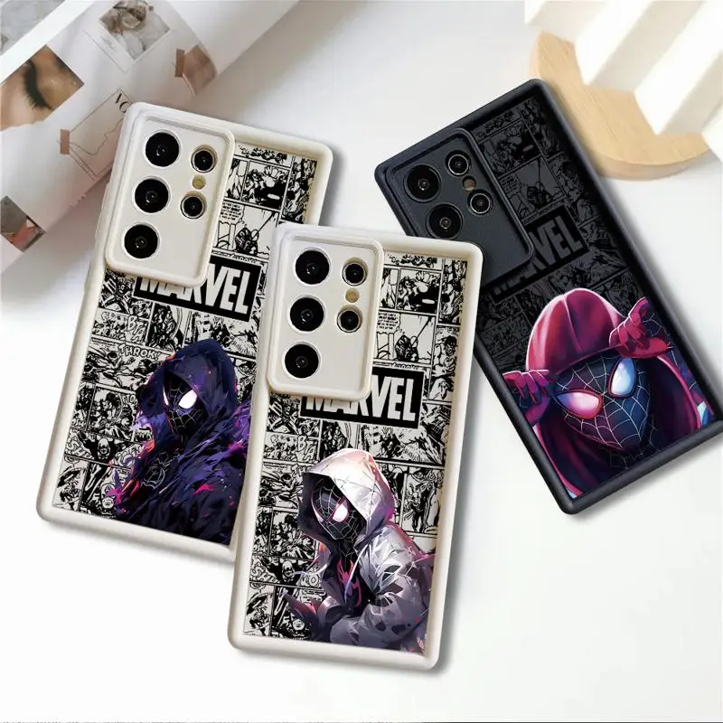 Phone case for Samsung Galaxy S24 S22 S21 Ultra A13 cases S20 FE S23 S24plus S21fe 12C fundas Cover Spider-Man Across The Verse