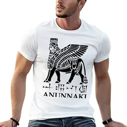 New Anunnaki, Lamassu, Cuneiform Text, (Black/White) T-Shirt sublime t shirt t-shirts man mens champion t shirts