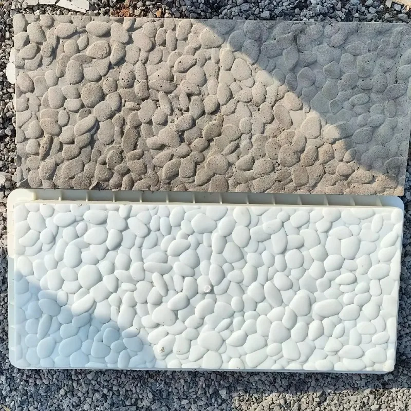 

Stepping stone mould for courtyard garden, vegetable garden and park--self-made rectangular paving slate cement model