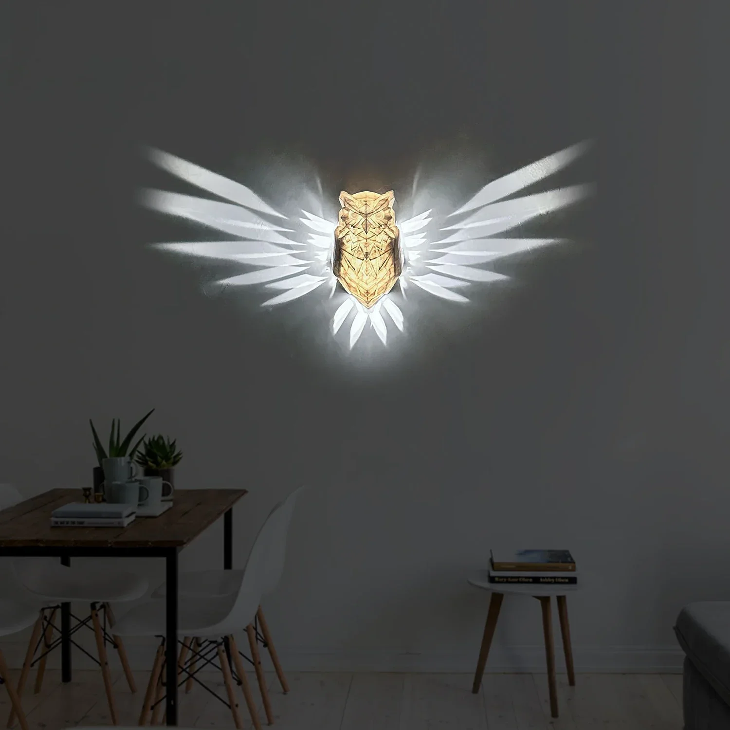 Xmas Bird Wall Lamp Owl Eagle Deer Lamp Shape Projector Modern Creative Atmosphere Sconce Light 3D Body Animal Lighting Lustre