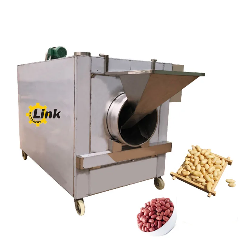 High Speed Electric Automatic High-Quality Peanut Nuts Coffee Beans Grain Roasting Machines