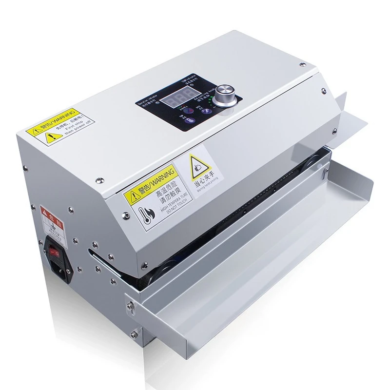 GLF-100 Commercial Continuous Sealing Machine, Tea Bag Coffee Bag Aluminum Foil Bag Sealing Machine