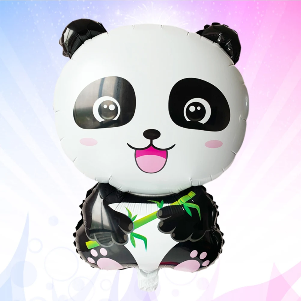 

12Pcs Premium Panda Foil Balloons Reusable Easy Inflate Birthday Graduation Party Decor Panda Balloon Balloon