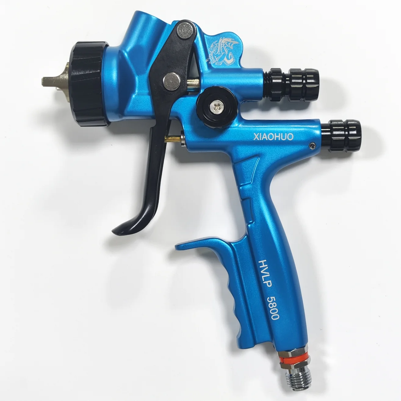 

XIAOHUO HVLP 5800 Professional Low-Pressure Spray Gun with 1.3mm Tip Nozzle 600ml Plastic Cup for Precision Spraying Work