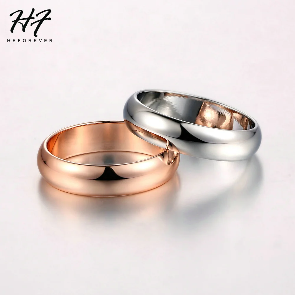 Wedding Gold Color Rings For Women Promise Dating Couple Rings Jewellry Women\' Men\' Ring Simple Fashion Jewelry Wholesale R049