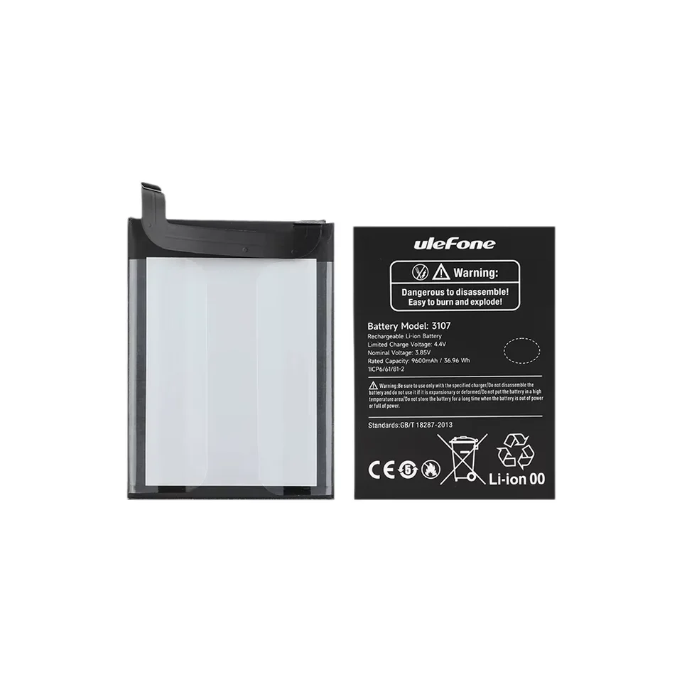Batería original YUOYIO 100% nueva para Ulefone Armor 21 9600mAh Batería de alta capacidad para teléfono inteligente piezas de repuesto herramientas gratis 3