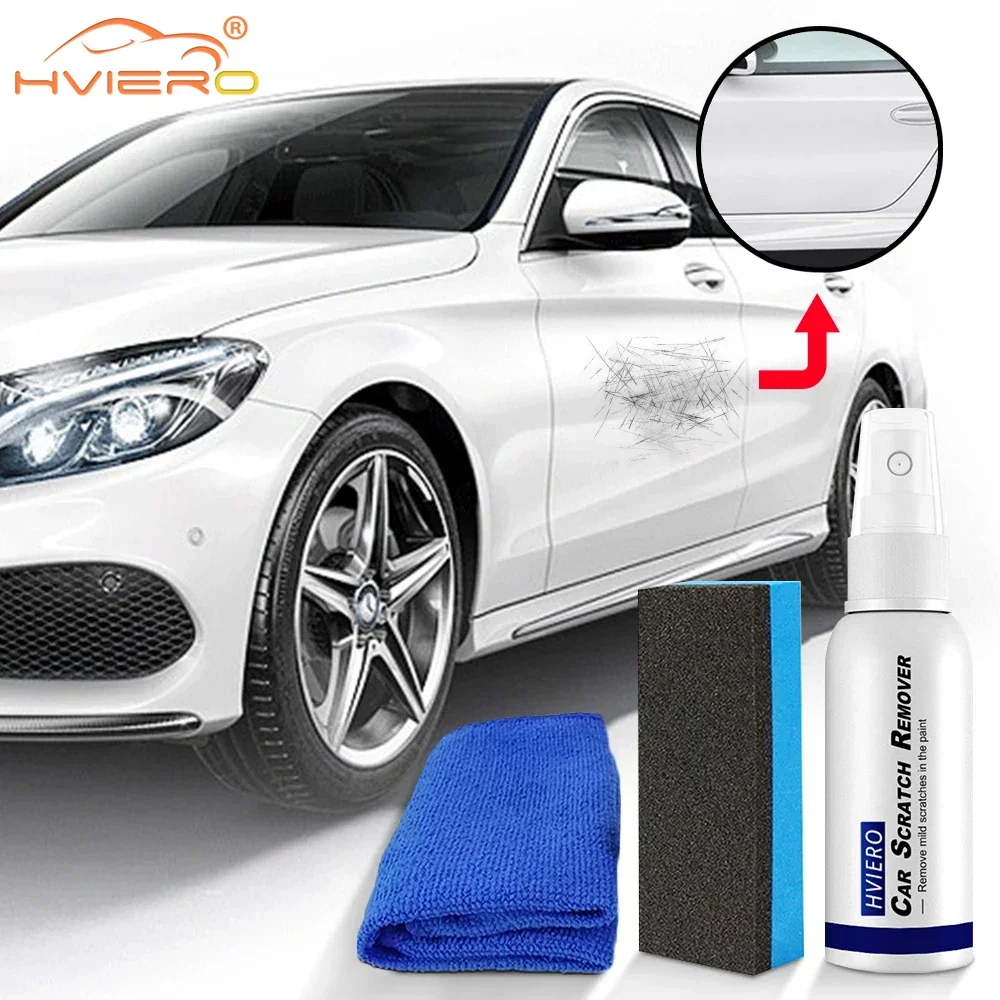 Car Scratch Spray Minor Repair Body Painting Protection Surface Smooth Kit Tool Accessories Renovate Cleaning Agent Polish Care