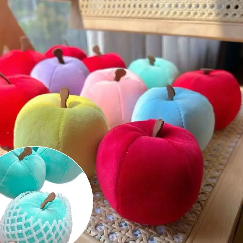 Regalo creativo Peluche da 10 cm Morbido antistress Decomprimere Giocattolo di frutta Colore blu Cotone PP Piccolo ornamento