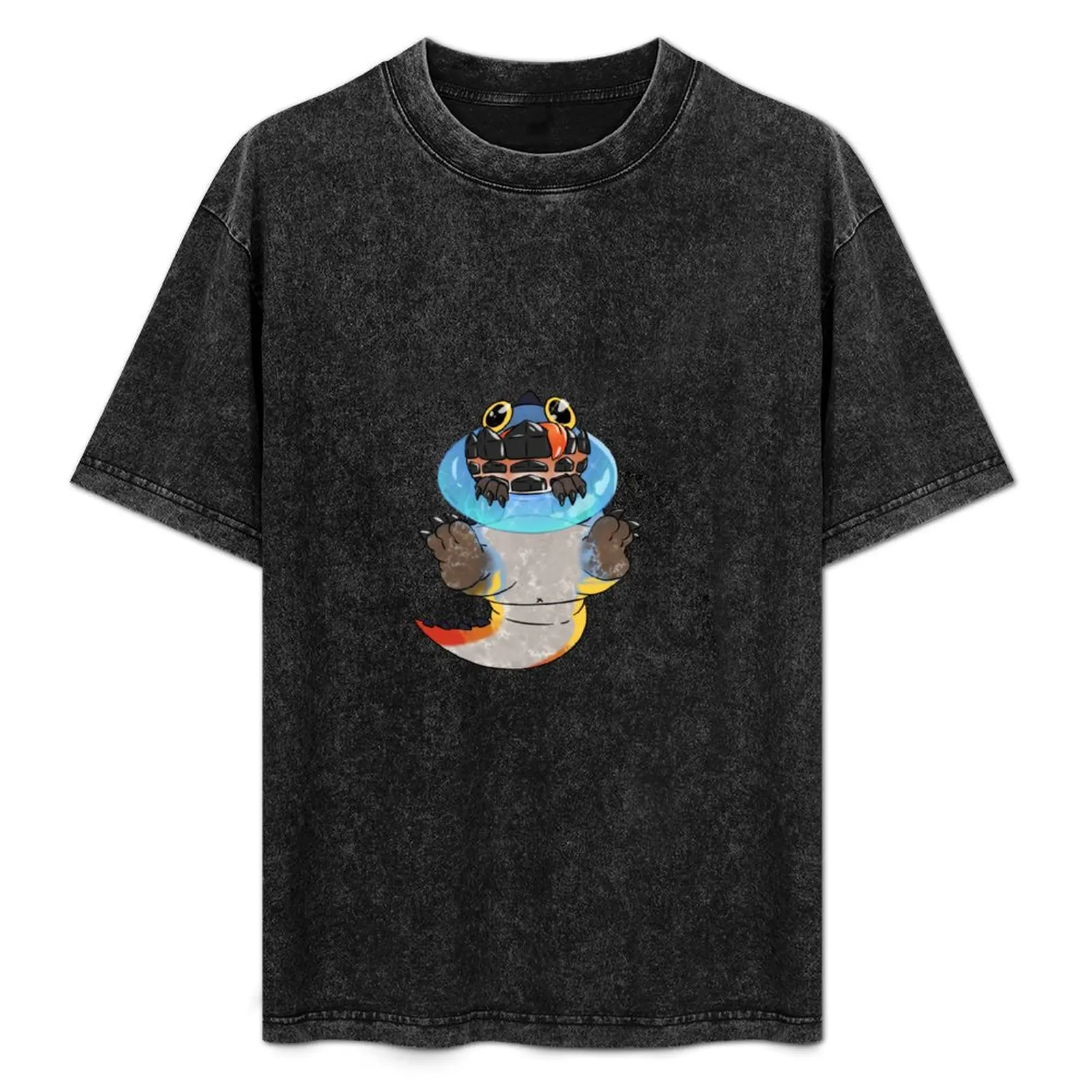 Monster Hunter World Dodogama swimming T-Shirt gifts for boyfriend man t shirt cute clothes anime figures t shirt for men