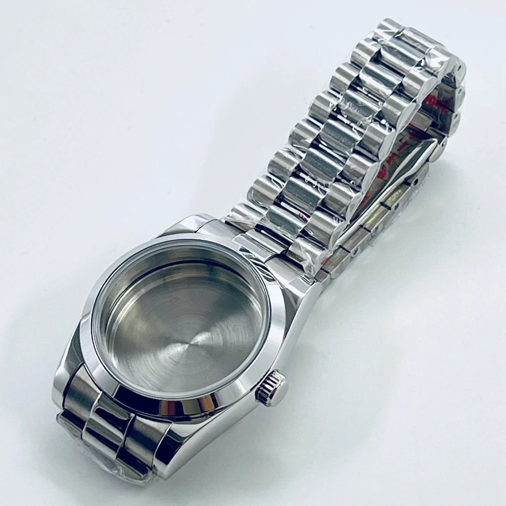 36mm 40mm NH34 NH35 NH36 NH38 ETA2824 PT5000 Watch Case Waterproof Sapphire Crysta