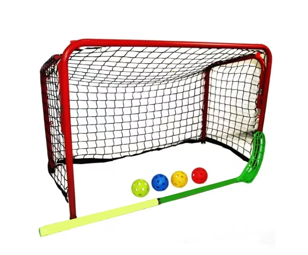 

Children's Red Training Football Tabletop Hockey Net No Assembly and Easy Storage Goal with Side Net