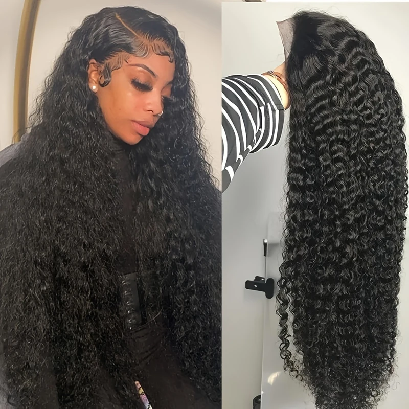 

hd Lace Human Hair Curly Wigs Deep Wave Lace Frontal Wig 13x6 HD Transparent Lace Front Wig 13x4 Lace Wigs For Women Choice