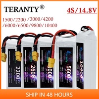 14.8V RC LiPo Battery 4S 1500mAh 2200mAh 3000mAh 4200mAh 6000mAh 6500mAh 9800mAh 10400mAh For Car RC Drone Racing Spare Parts
