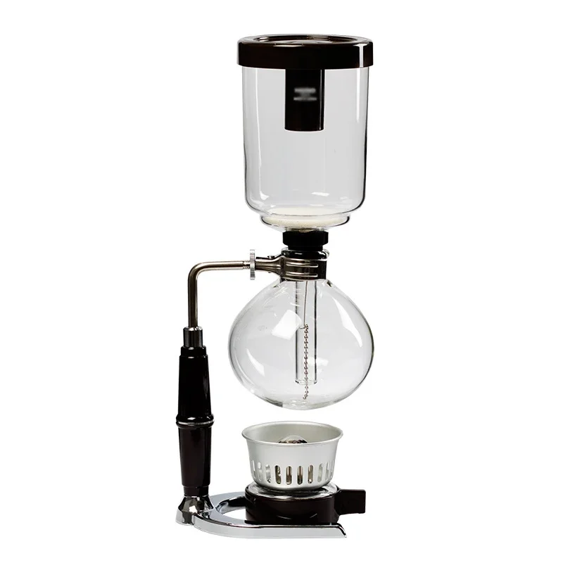 TABLETOP SYPHONE COFFEE POT/Brand syphon  pot /Brew  /tea pot GLASS COFFEE TOOL SIPHON (SYPHON) (ALCOHOL BURNER)