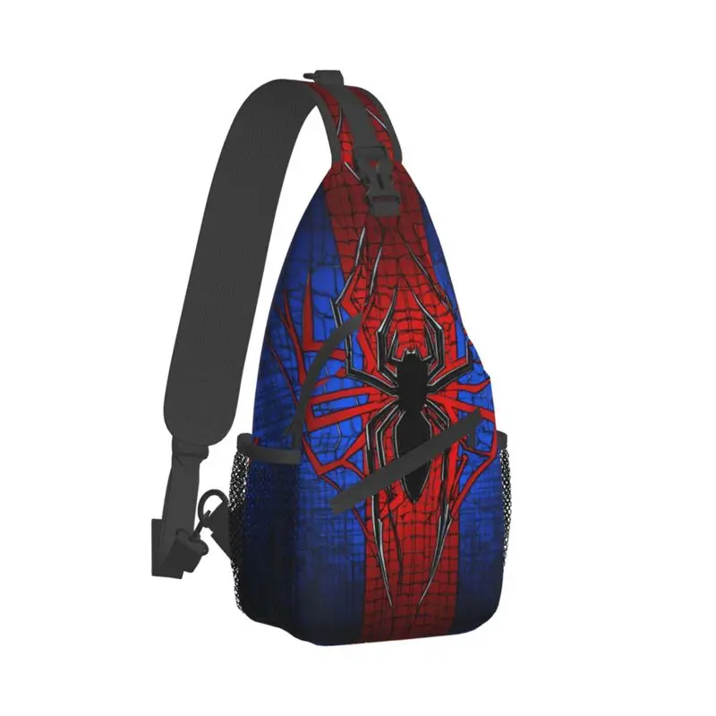 Personalized Spider Man Sling Bag Men Cool Shoulder Chest Crossbody Backpack Traveling Daypack