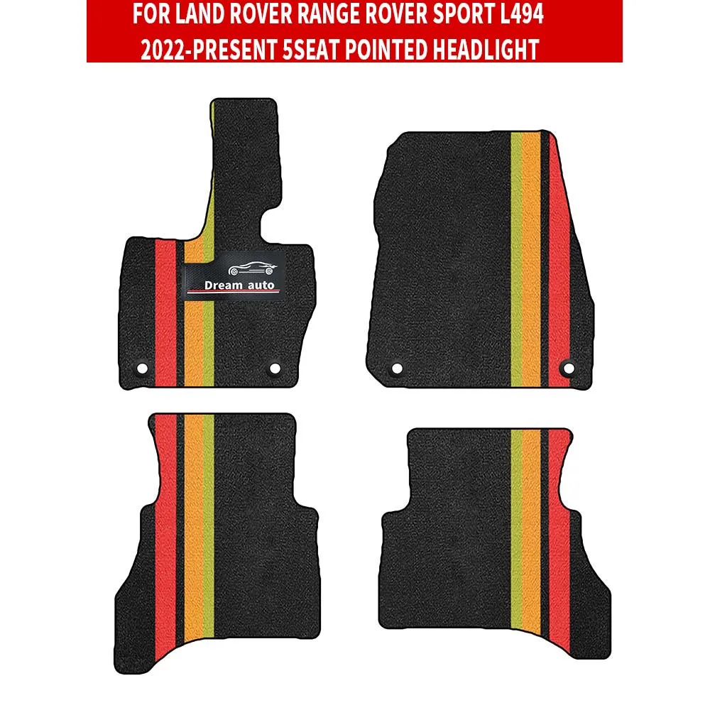 

Custom Car Floor Mats For land rover Range Rover Sport L494 2022-2025 5Seat Pointed headlight Auto Carpets Accessorie
