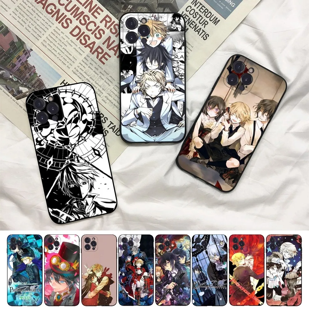 Comic Cartoon Pandora Hearts Phone Case For iPhone 14 11 12 13 Mini Pro XS Max Cover 6 7 8 Plus X XR SE 2020 Funda Shell