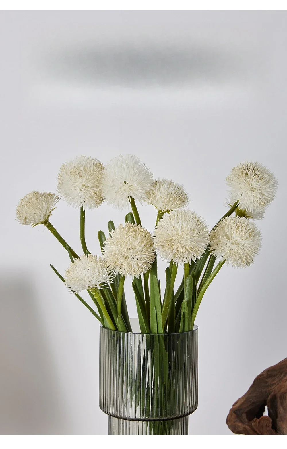 4/5pcs Artificial Flowers Plastic Onion Balls Bouquet Plant Home Decorative Simulation Dandelion Fake Flower Hotel Decoration