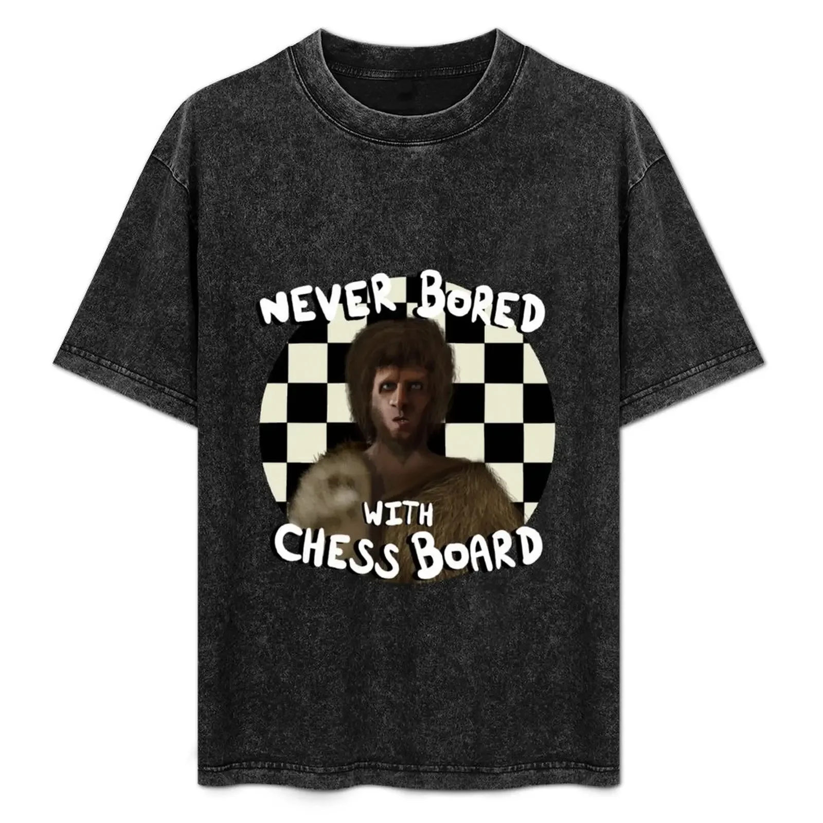 

BBC Ghosts Robin's Chess Board T-Shirt fashion shirts anime heavyweight t shirts for men
