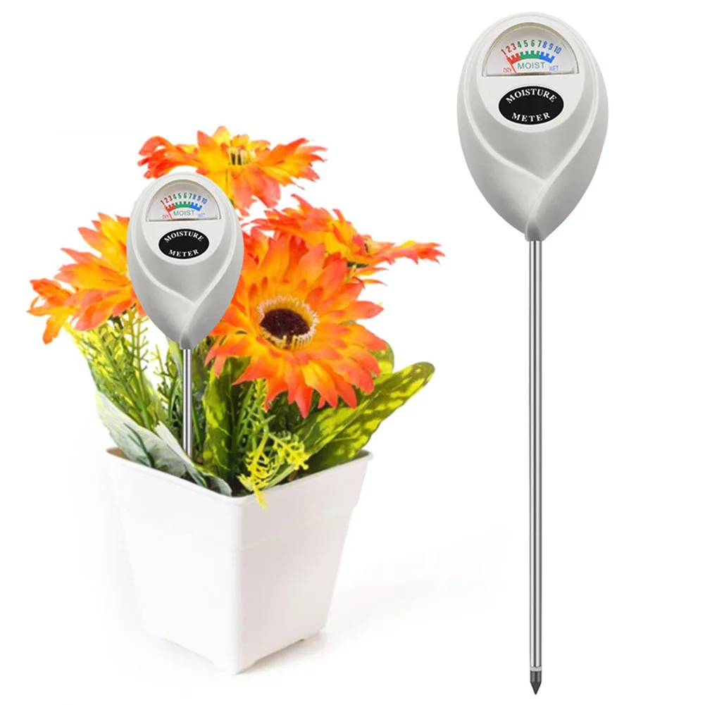 Soil Moisture Sensor Meter Detector Metal Probe Gardening Plant Flower Water Analyzer Test Instrument Hygrometer Tool