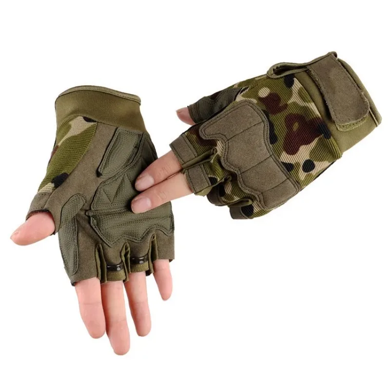 Men's Sports Fitness Weight Lifting Gym Gloves Training Fitness bodybuilding Workout Wrist Wrap Exercise Camping Tactical Glove