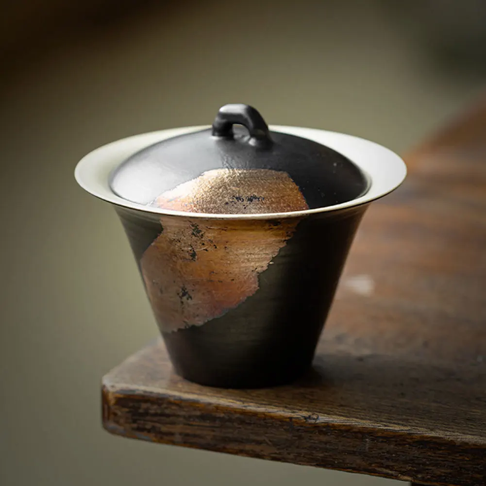 Ceramic Japanese Tea Cups Vintage Handle-less Ceramic Teaware Present For Friends Family