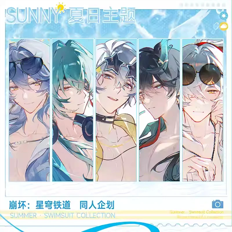 

Honkai: Star Rail Phainon Anaxagoras Jing Yuan Dan Heng Sunday Аниме Значок для косплея Подвеска Лазерный билет Polaroid Талисман Подарок