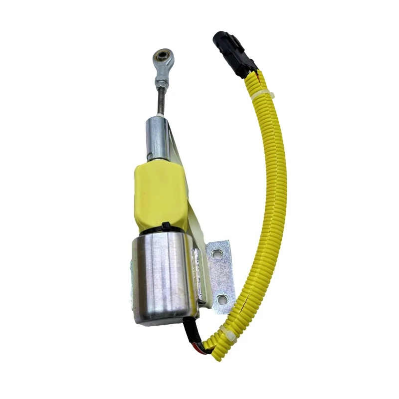 Construction Machinery Parts 24V Shutdown Solenoid Valve Switch 3932530 Is Suitable for R220-5
