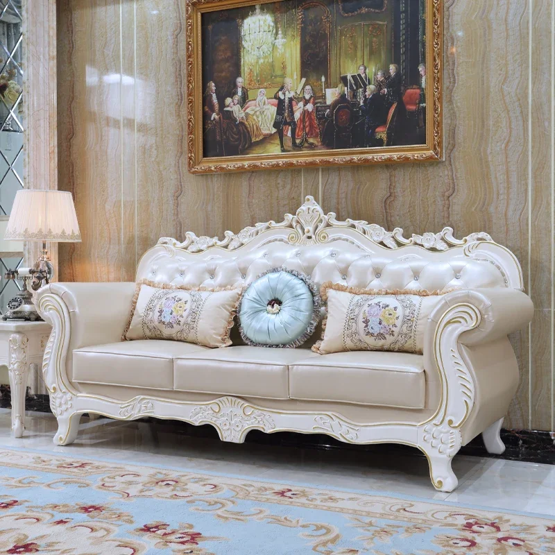 

Modern Lounge European Sofa Fancy High Back Couches Luxury Sofa Wooden Italian Divano Da Soggiorno Living Room Furniture
