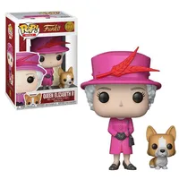 @@@ new Funko POP Queen Elizabeth II and Gokoki Action Doll Series Model Kawaii Room Decoration Craft Kids Christmas Gift