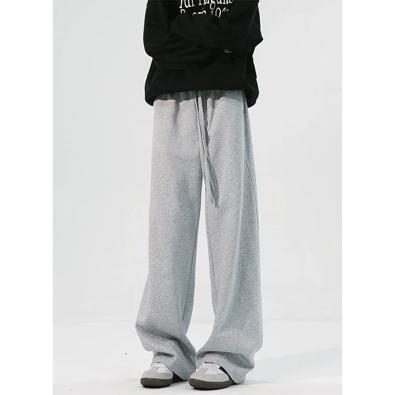 Брюки American Scimitar, мужские весенне-осенние стильные драпированные прямые широкие брюки, спортивные повседневные брюки