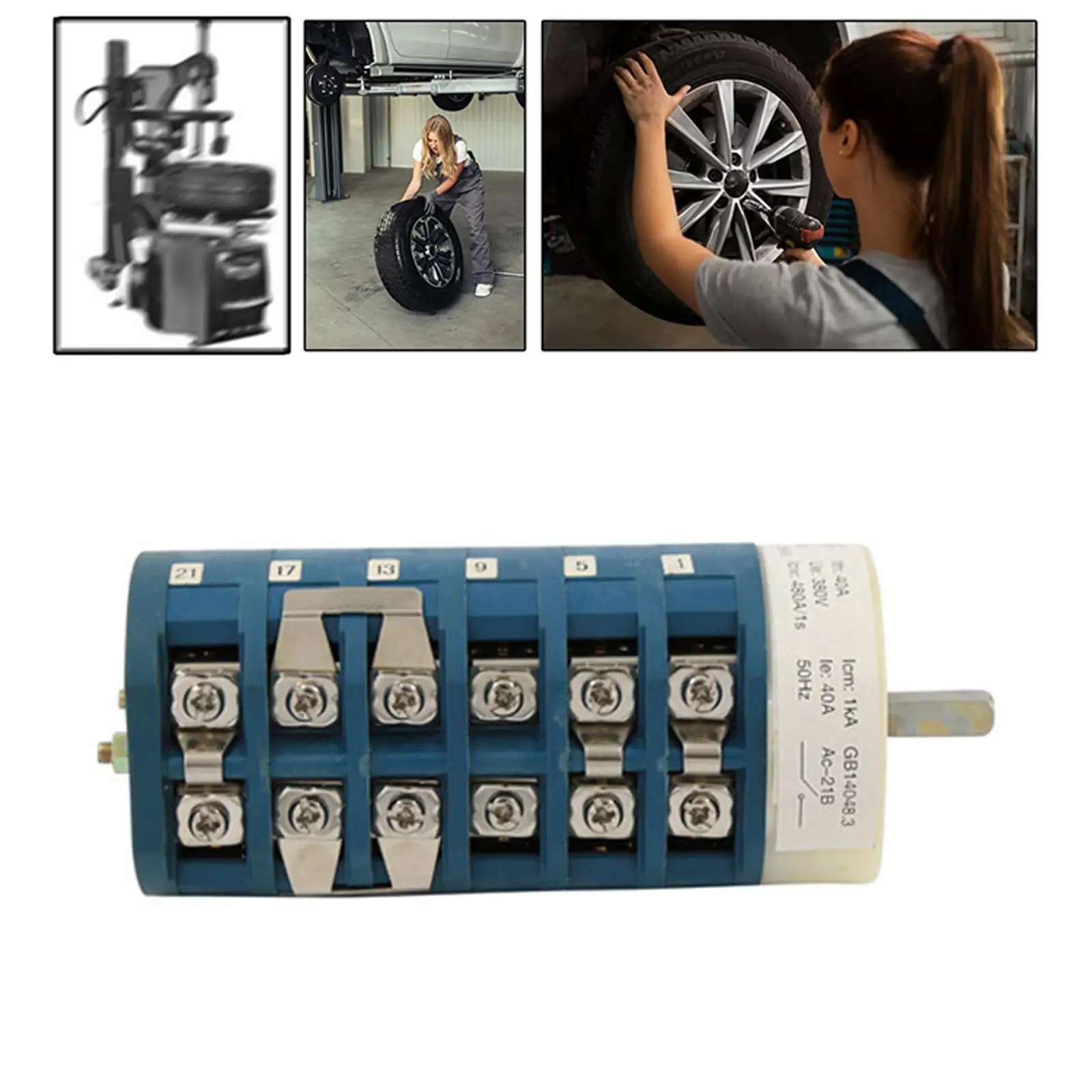 Tire Changer Motor Switch Lw5D-40A/6 Sturdy Professional Easy to Install Two-speed Switch for Automobile Truck Supplies