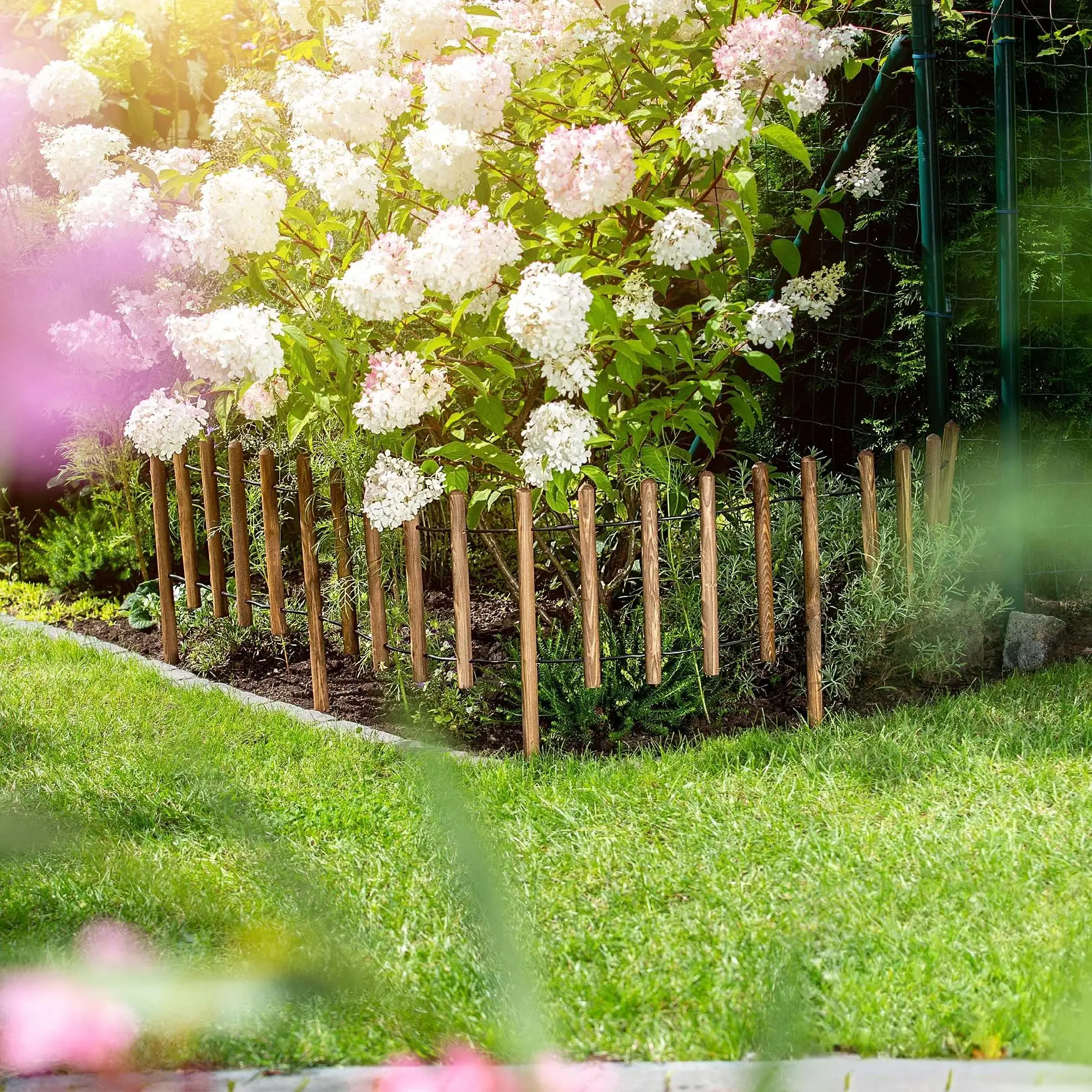 سياج خشبي رنين للحدائق من كاداكس ، عشب برونزي ، ، من من كاداكس #2