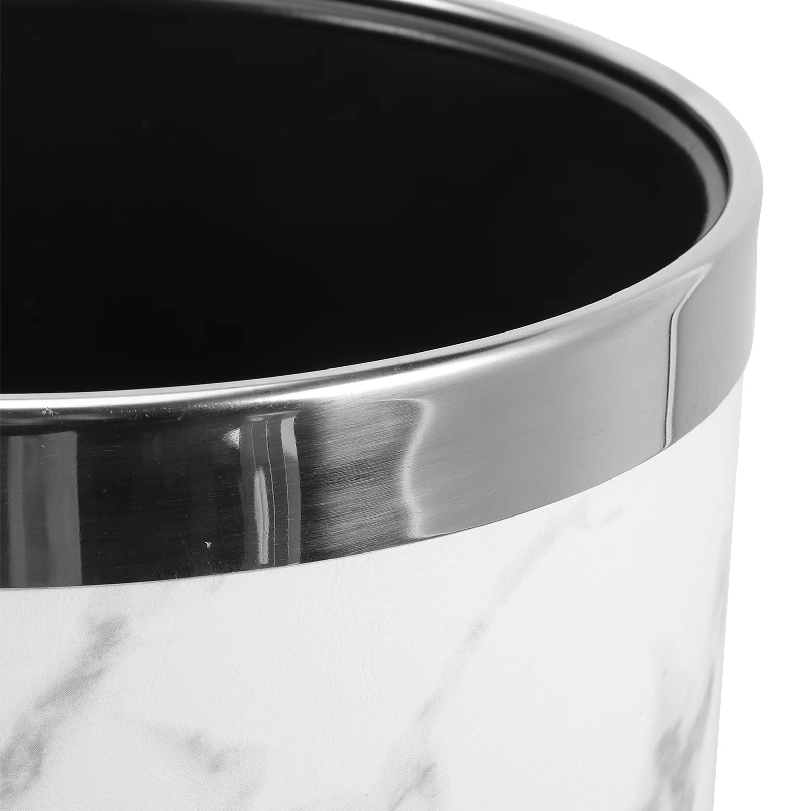 

Trash Bin Lidless Garbage Can Thickened Non-Slip Base For Bathroom Bedroom Kitchen Office Household Waste Basket Large Open Top