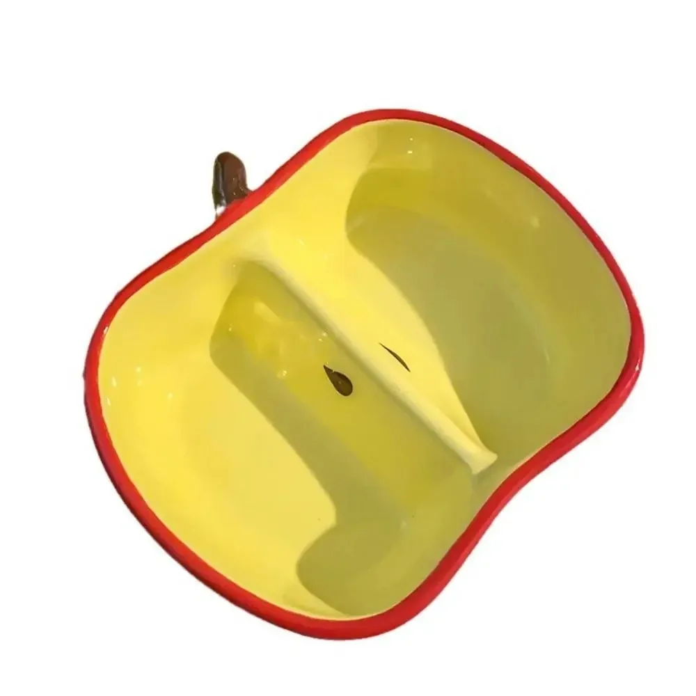 

New Porcelain Fruit Shaped Ceramic Dish Mini Multifunctional Snacks Saucer Creative Household Tableware Kitchen Organizer