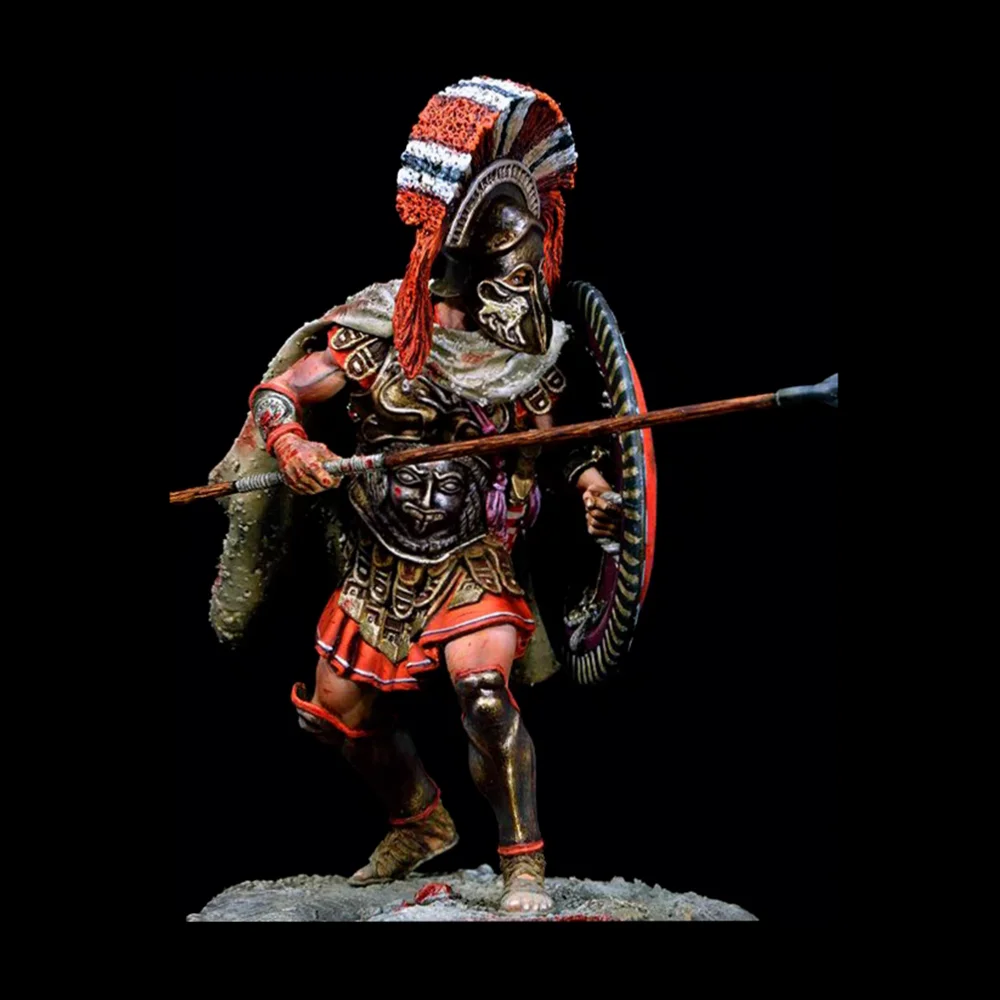 model kit resin kit 75055 Spartan Heavy Infantry in Ancient Greece Collectible Unassembled Sculpture for Hobbyists