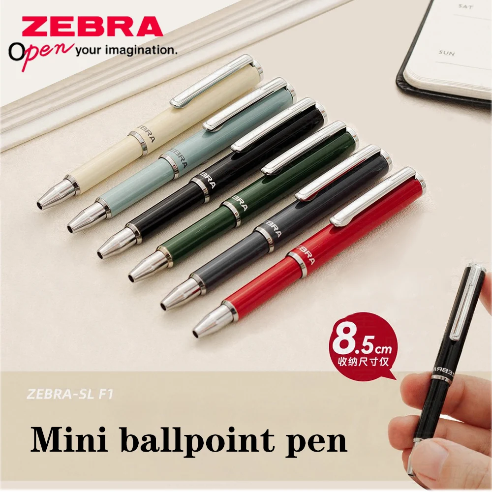 

Японская мини-металлическая шариковая ручка ZEBRA SL-F1, выдвижная ручка-бочка 0,7 мм, школьные принадлежности, черные ручки, канцелярские принадлежности, офисные принадлежности