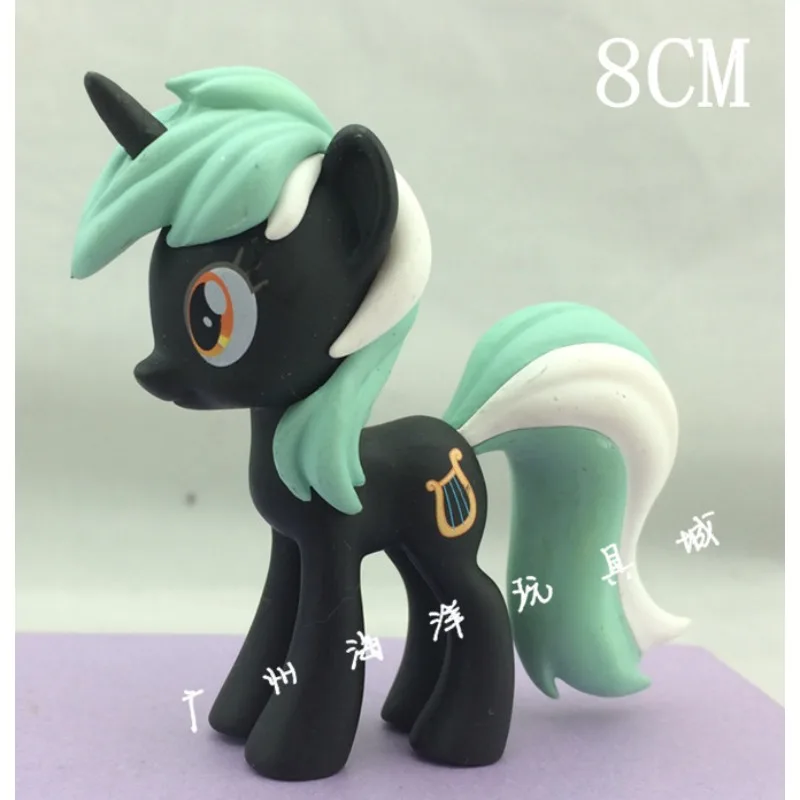 Hasbro-figuras de acción de My Little Pony para niños, muñecos negros geniales, luminosos, edición rara, regalo de Halloween