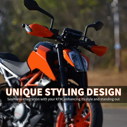 Imagen 2 del producto Protector de manos Universal para motocicleta Duke 390, 22MM, accesorios, cubiertas de manillar para KTM, HONDA, KAWASAKI, YAMAHA, SUZUKI